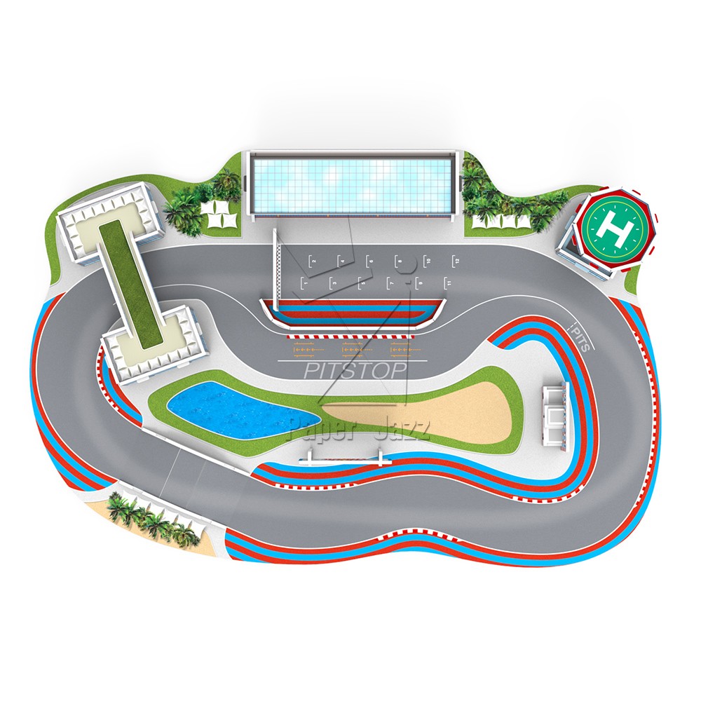 RACE TRACK PUZZLE赛车场拼图