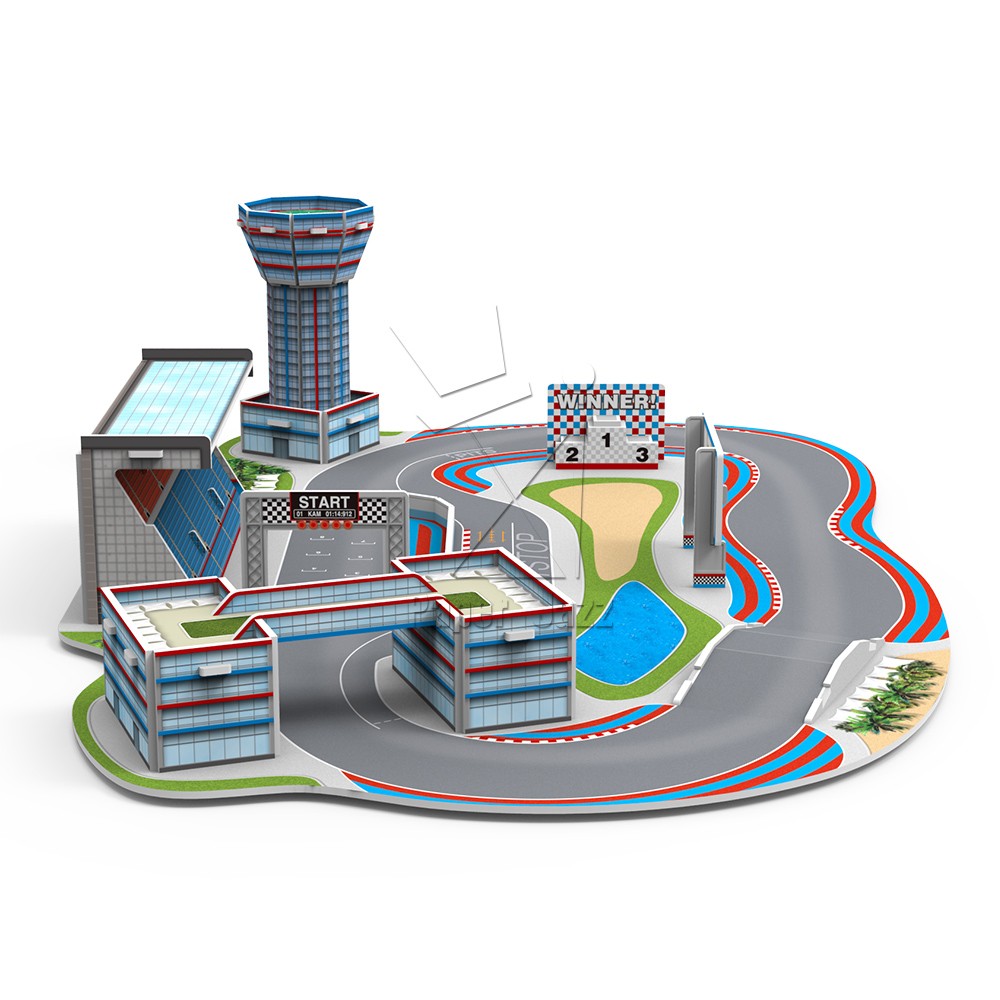 RACE TRACK PUZZLE赛车场拼图