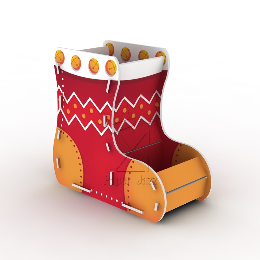 CHRISTMAS SHOES PEN HOLDER圣诞袜笔筒