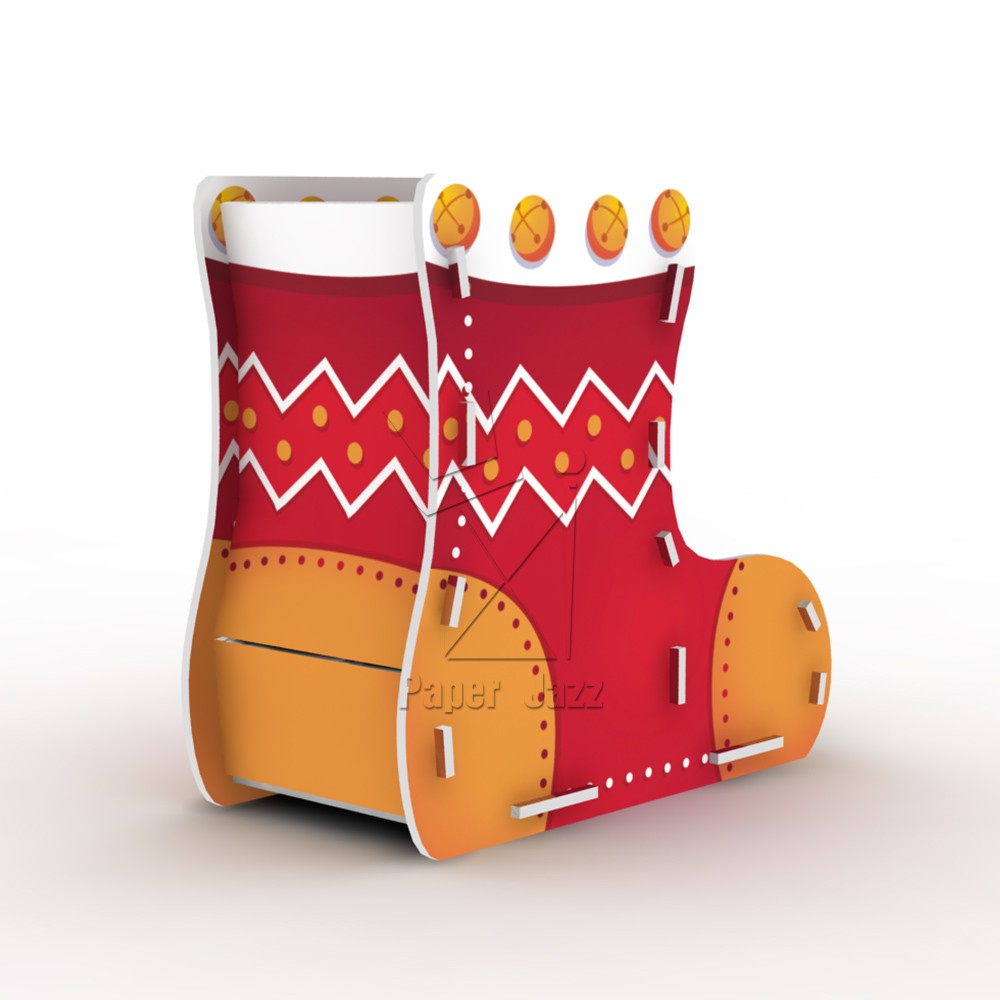CHRISTMAS SHOES PEN HOLDER圣诞袜笔筒