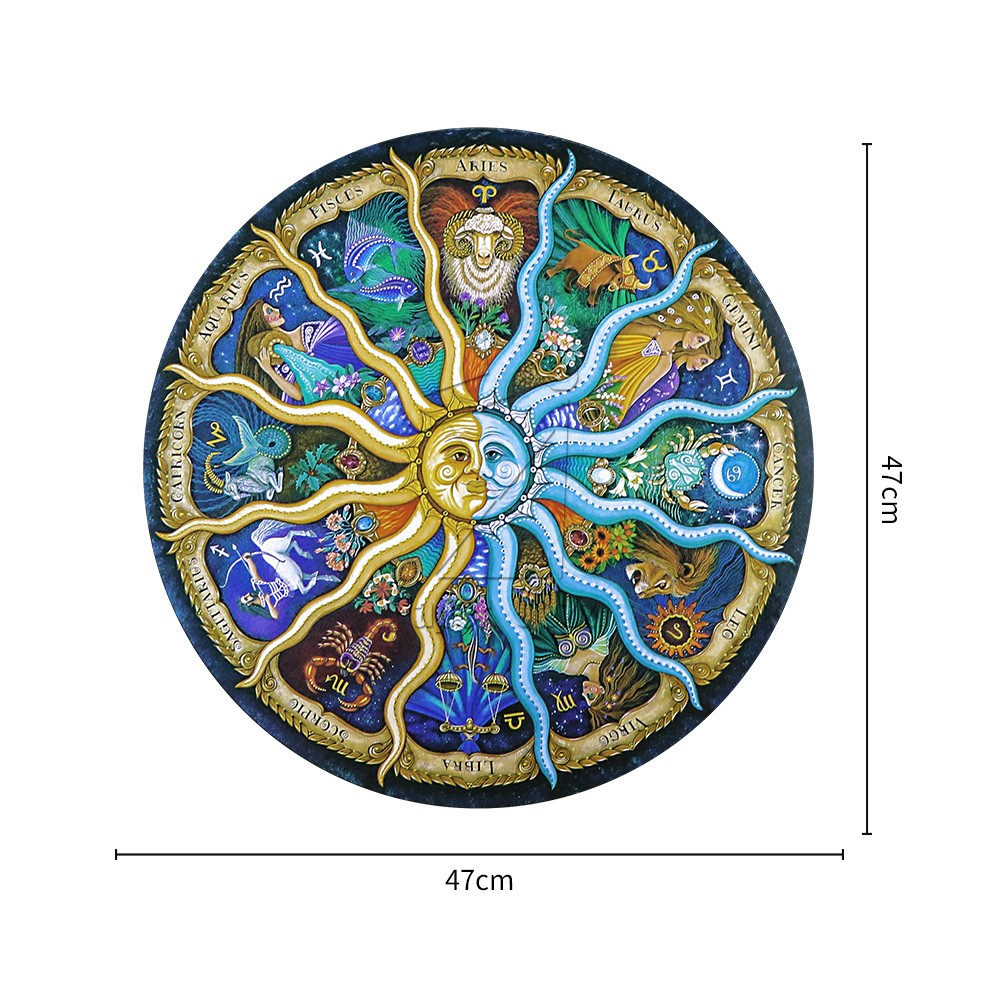 500PCS ZODIAC HOROSCOPE 十二宫星座拼图