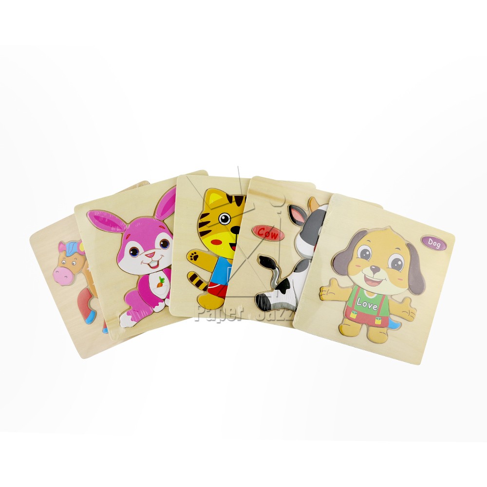 CARTOON WOOD PUZZLE/卡通木质拼图