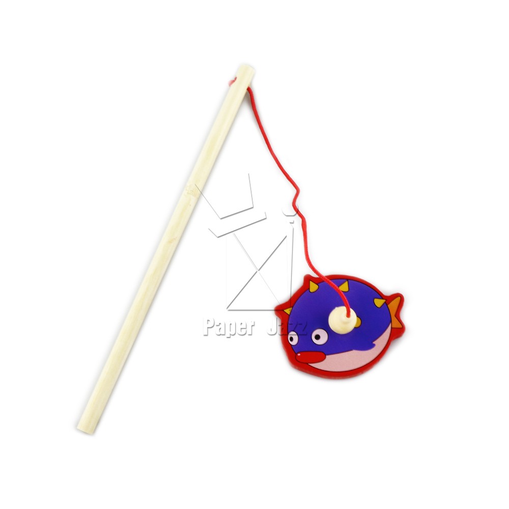 FISHING WOODEN JIGSAW PUZZLE/儿童钓鱼木拼图