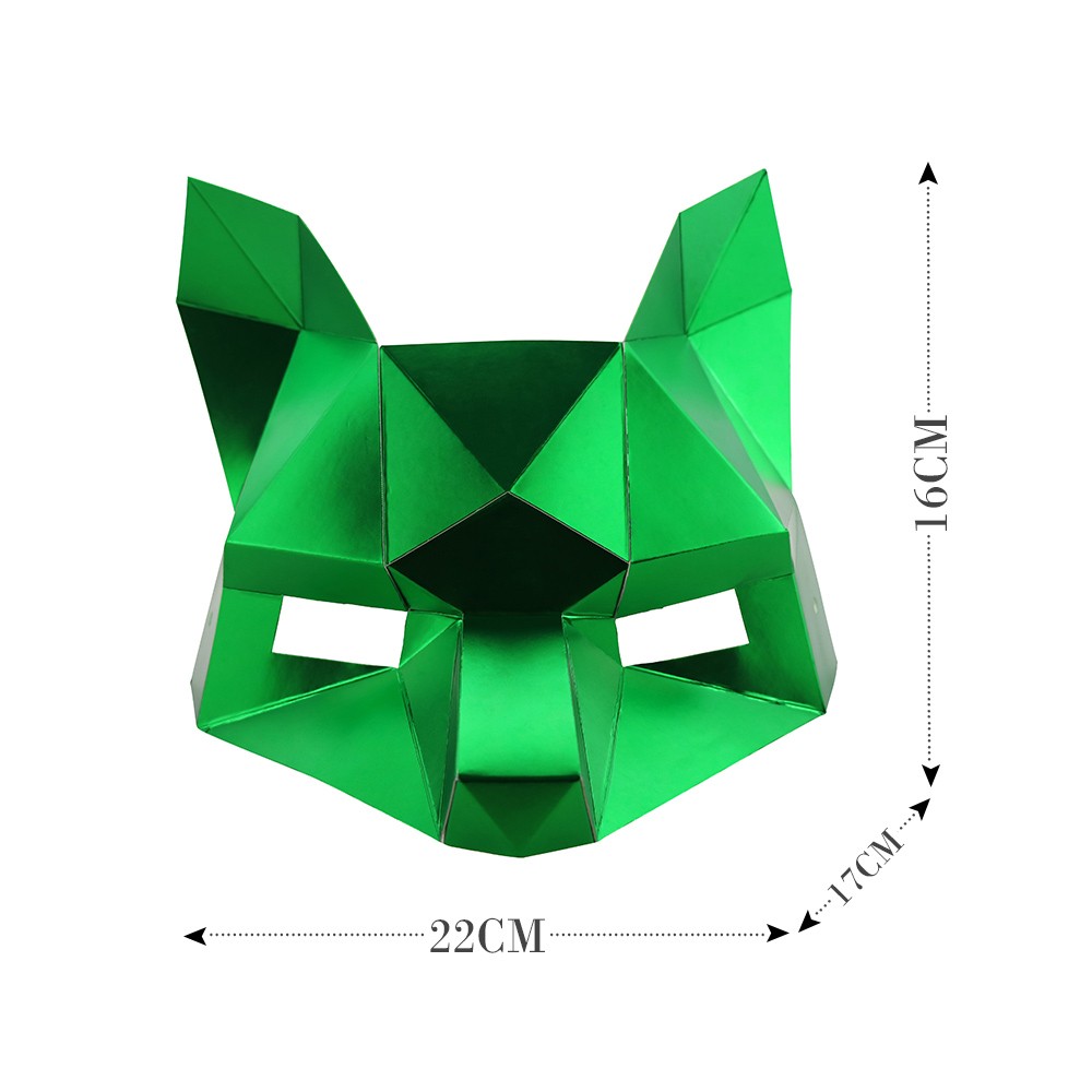 WOLF HEAD PAPER MASK/狼头纸面具