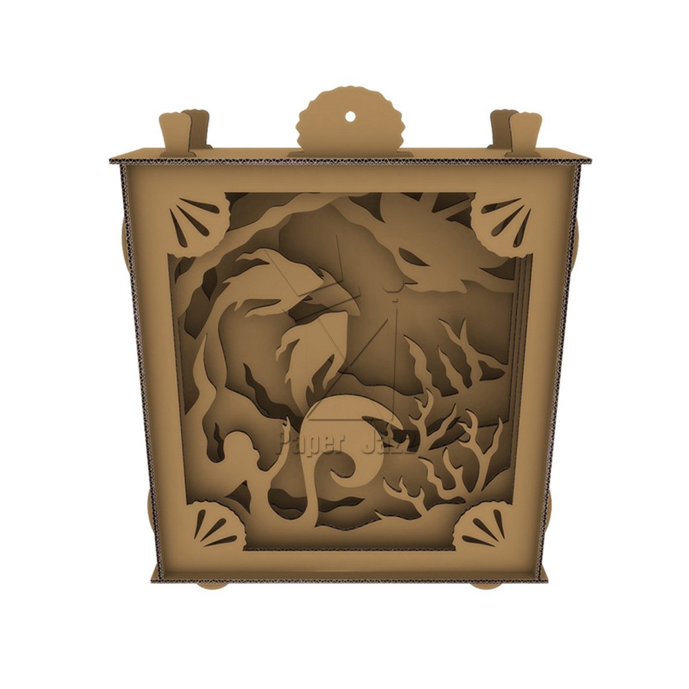 SUBMARINE ELF SILHOUETTE BOX / 海底精灵剪影盒