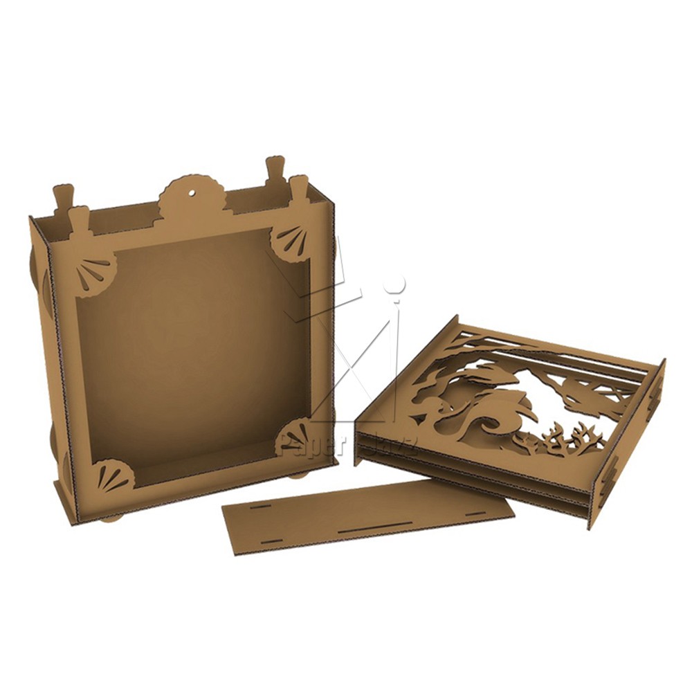 SUBMARINE ELF SILHOUETTE BOX / 海底精灵剪影盒