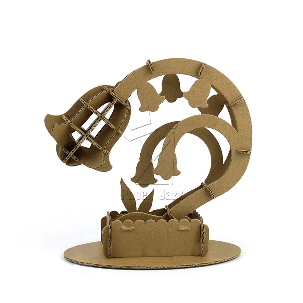 CARDBOARD BELL LED TABLE LAMP / 纸板风铃led台灯