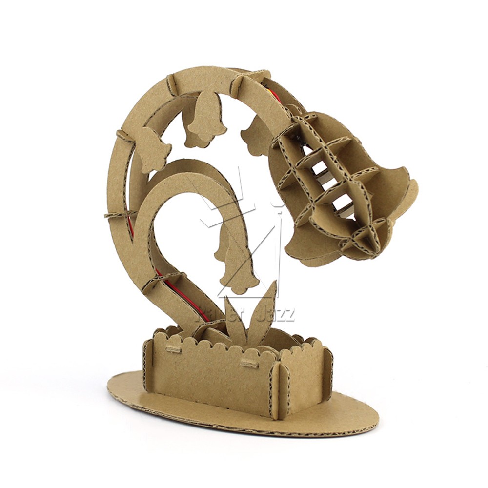 CARDBOARD BELL LED TABLE LAMP / 纸板风铃led台灯