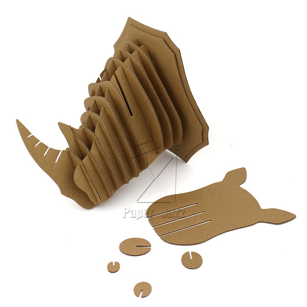 RHINOCEROS HEAD犀牛头拼图