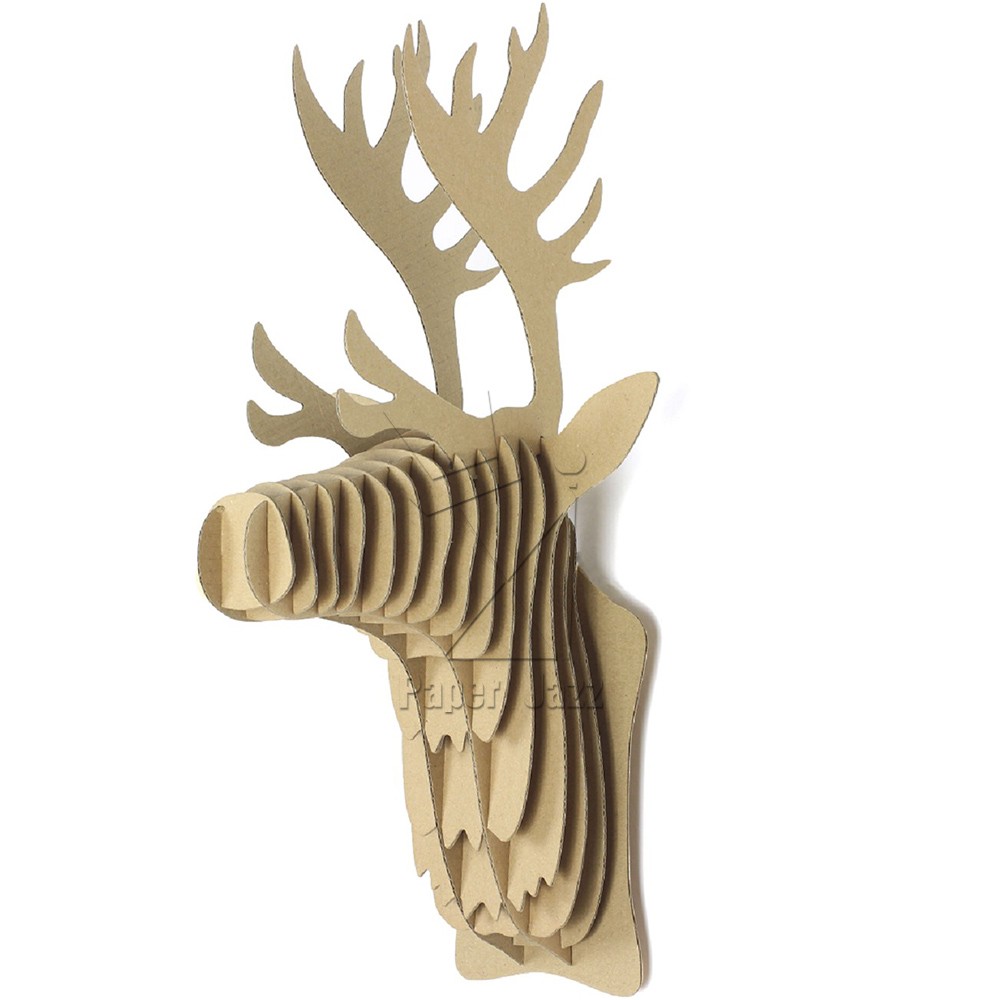 TAME DEER HEAD PUZZLE驯鹿头拼图
