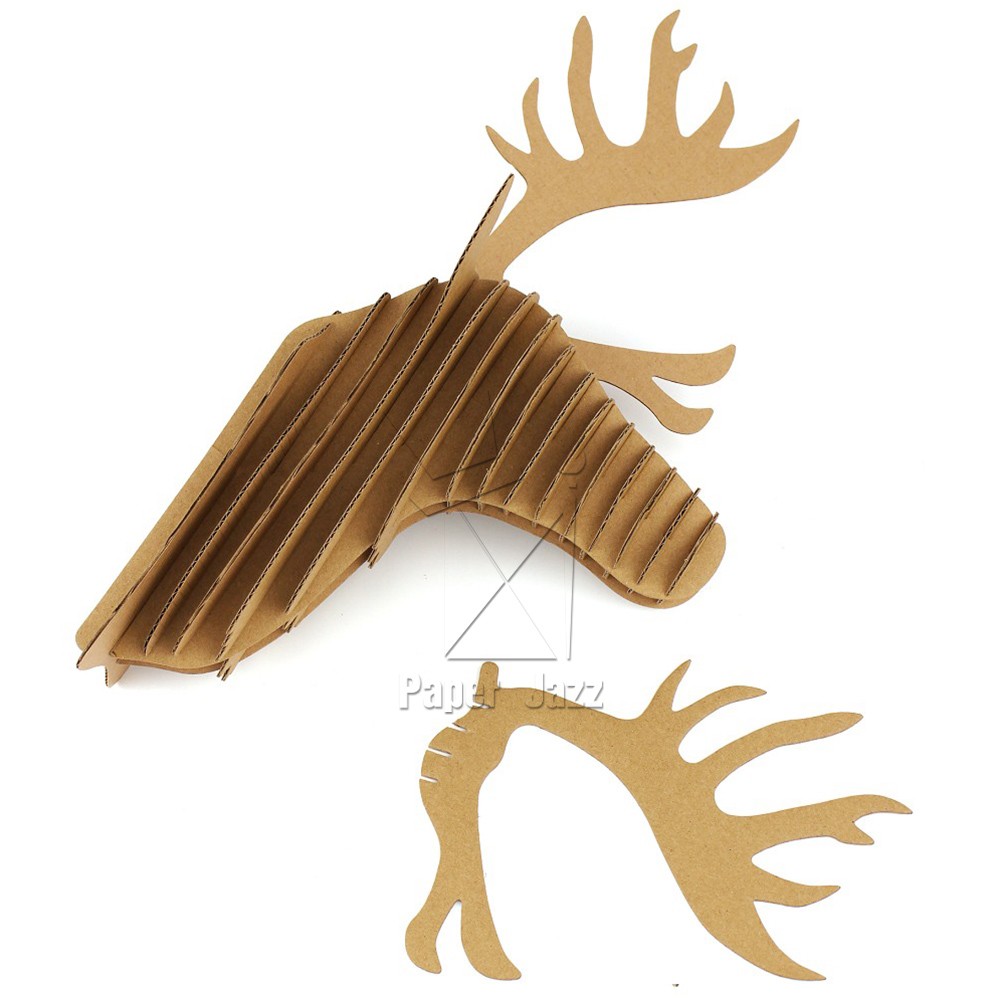 TAME DEER HEAD PUZZLE驯鹿头拼图