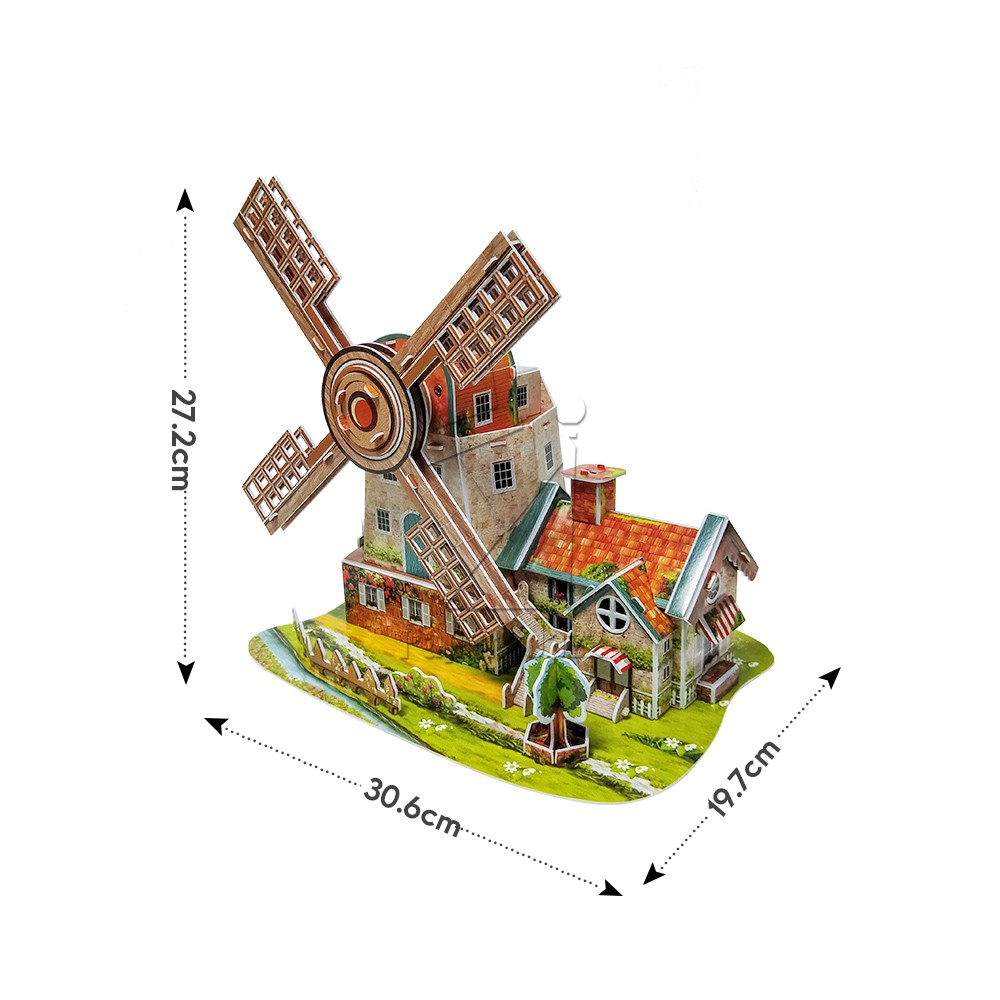 DUTCH MUSIC WINDMILL MUSIC BOX/ 荷兰音乐风车音乐盒