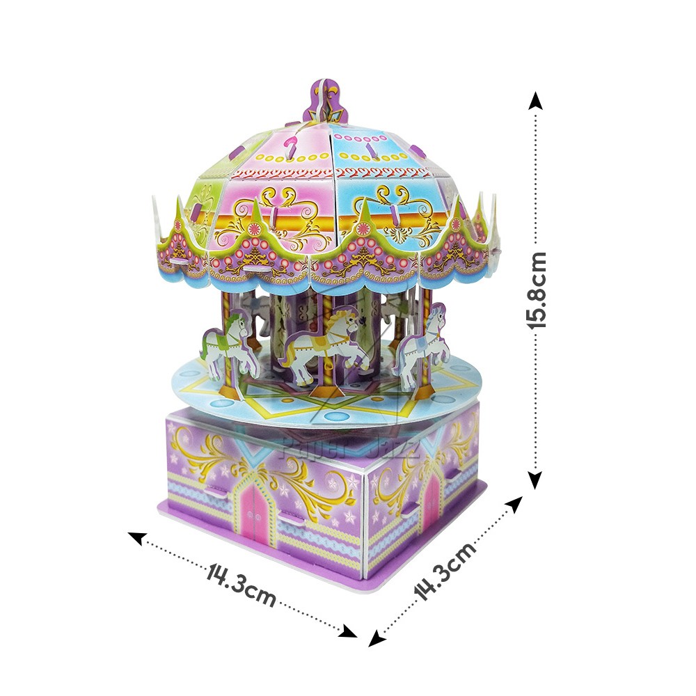 CAROUSEL MUSIC BOX/ 旋转木马音乐盒