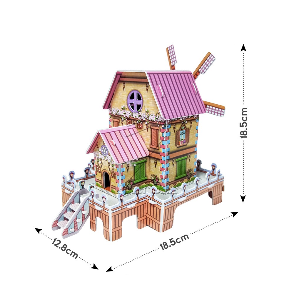 WINDMILL CABIN MUSIC BOX/ 风车音乐盒