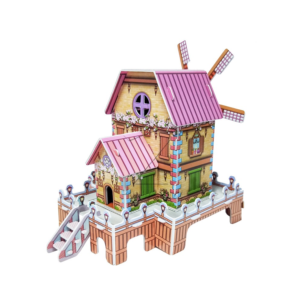 WINDMILL CABIN MUSIC BOX/ 风车音乐盒