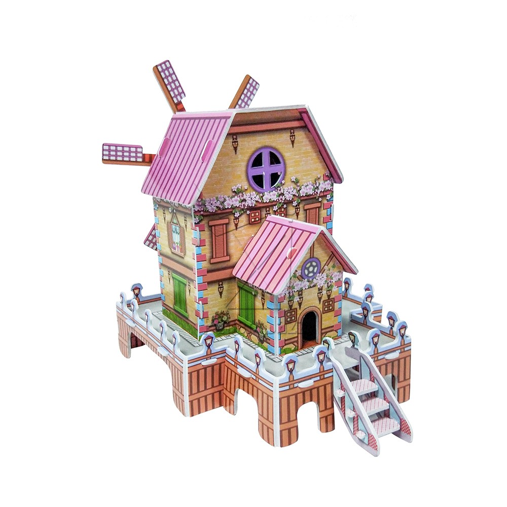 WINDMILL CABIN MUSIC BOX/ 风车音乐盒