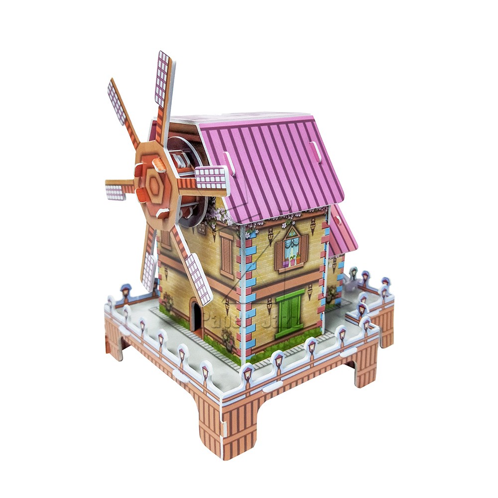 WINDMILL CABIN MUSIC BOX/ 风车音乐盒