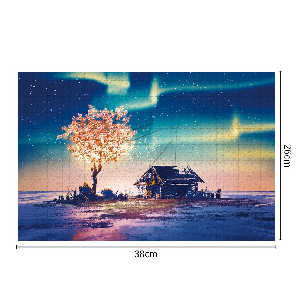 Fantasy lamp tree/幻想灯树mini拼图1000PCS