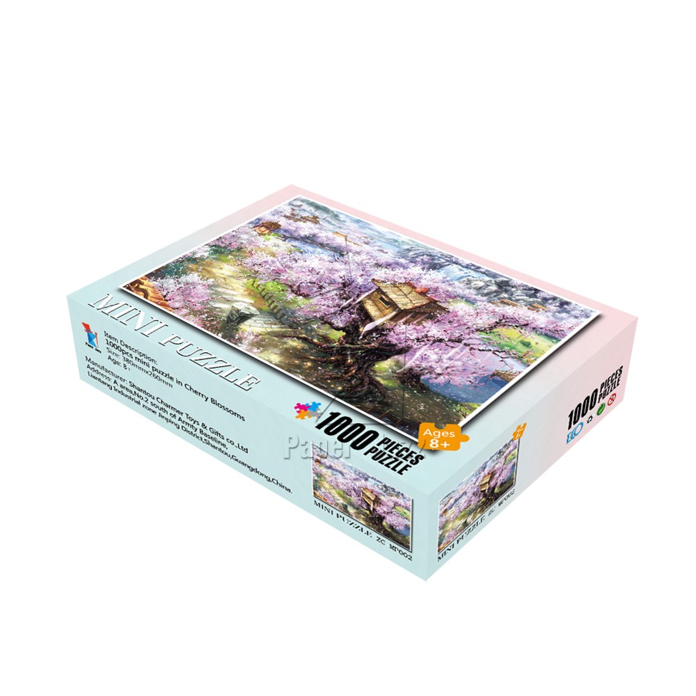 Cherry blossoms/樱花山庄mini拼图1000PCS