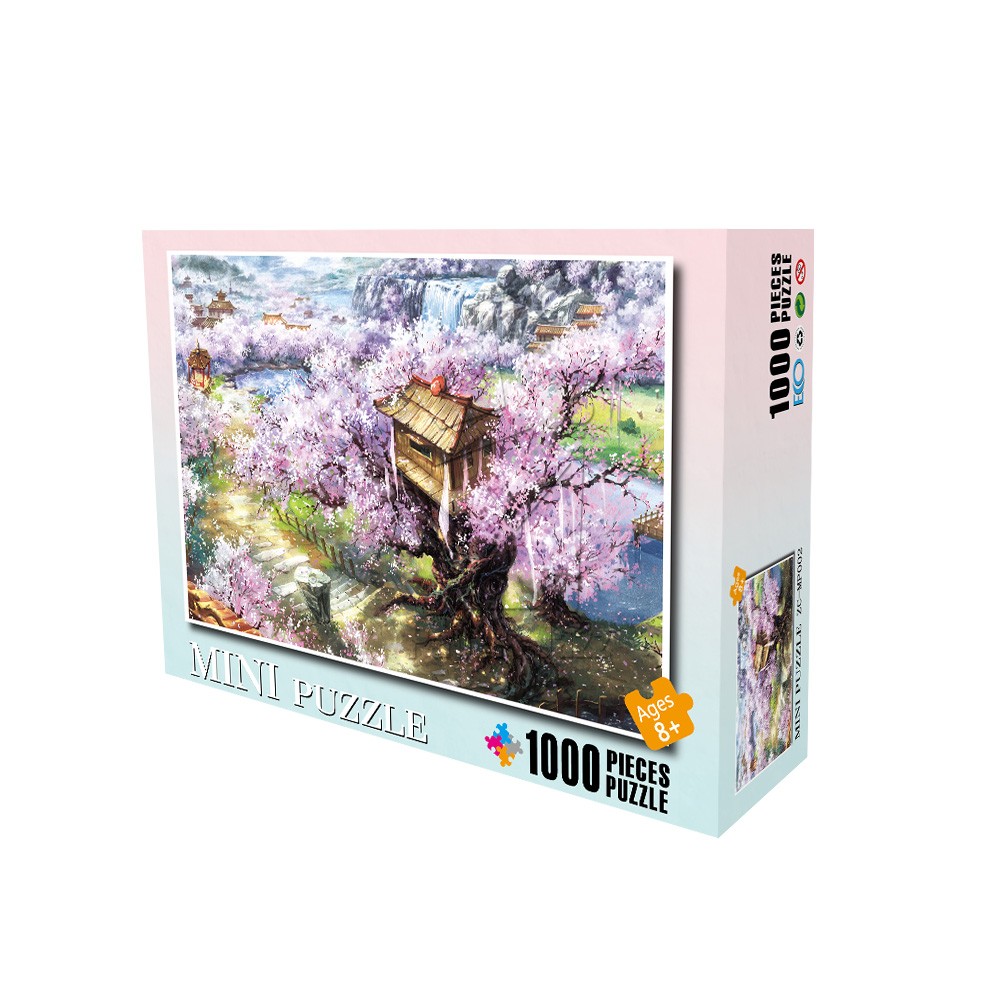 Cherry blossoms/樱花山庄mini拼图1000PCS