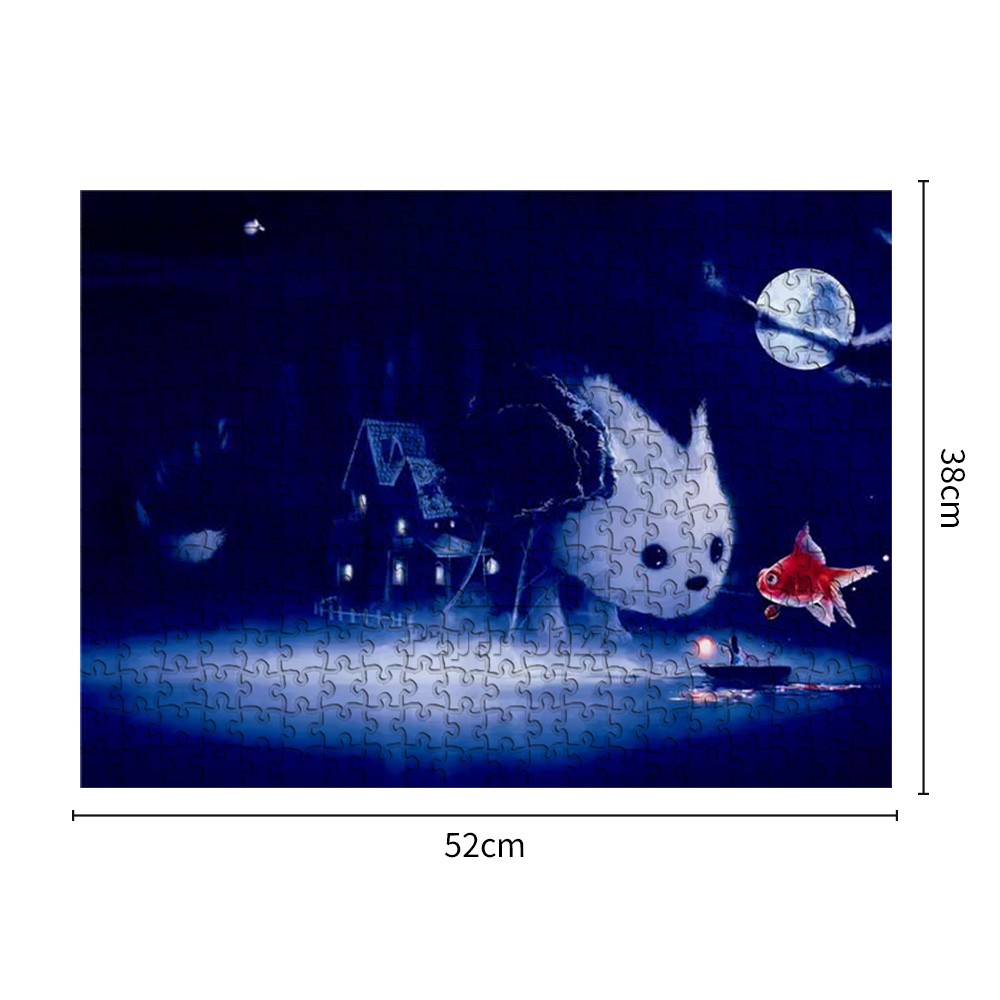 A hint of fantasy 500pcs wooden puzzle/一丝幻想500pcs木拼图