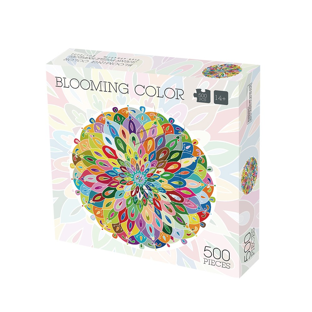 Blooming puzzle 500pcs/500片凤凰花圆拼图