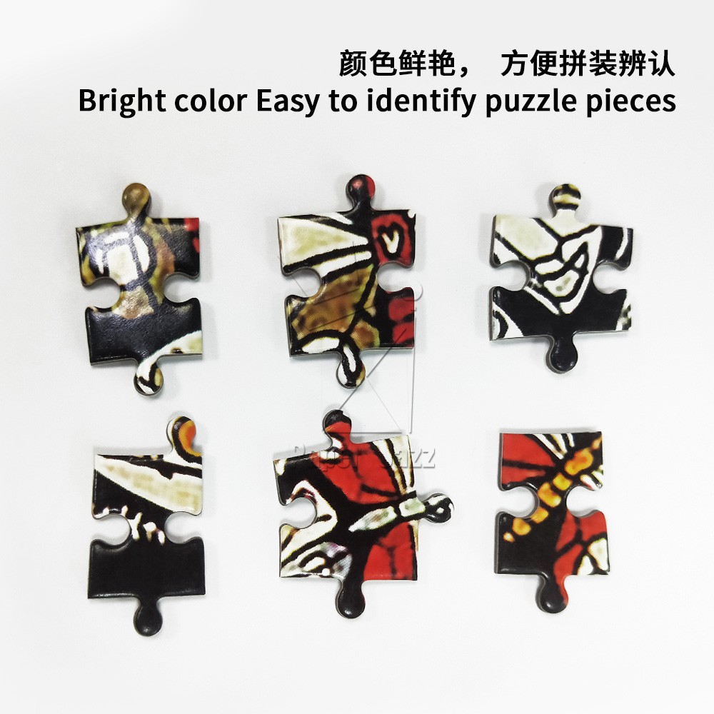 butterfly puzzle 500pcs/500片蝴蝶圆拼图