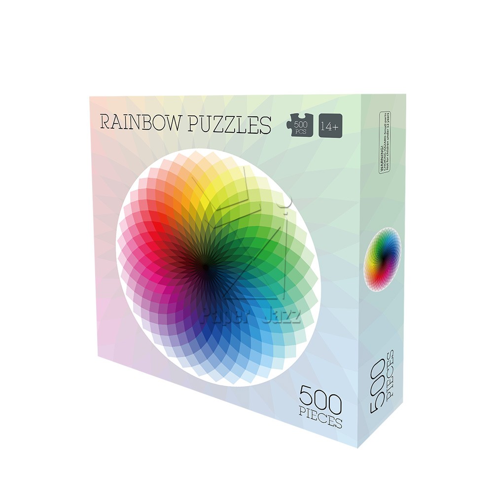 Rainbow puzzle 500pcs/500片彩虹圆拼图