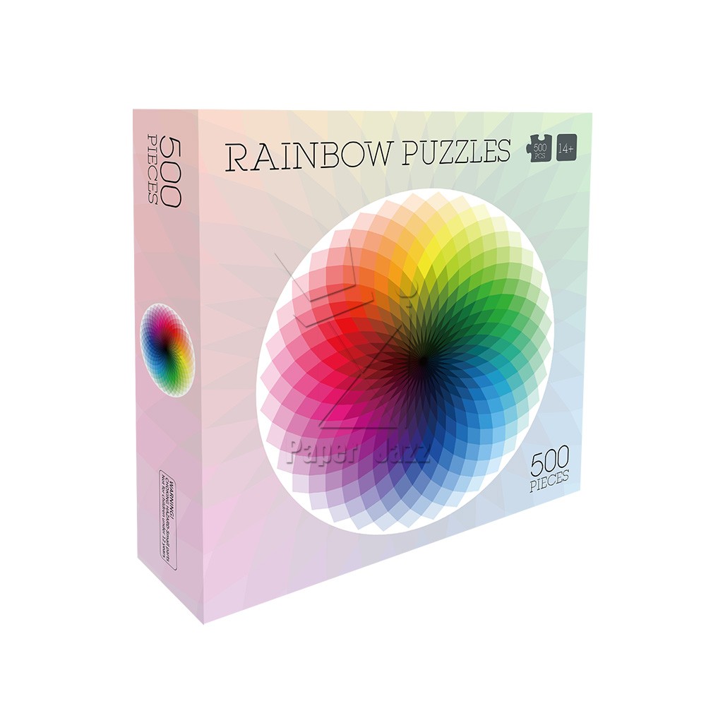 Rainbow puzzle 500pcs/500片彩虹圆拼图