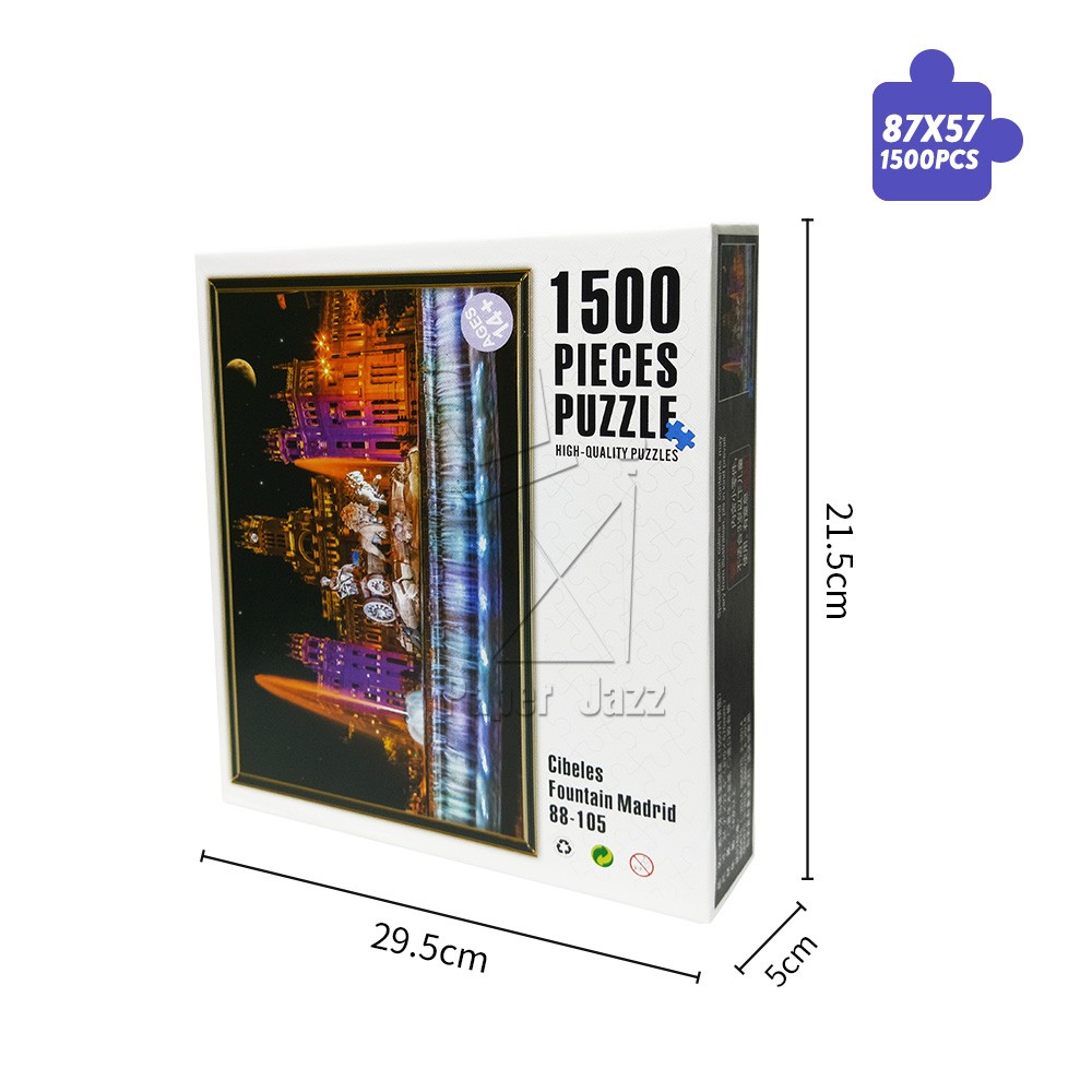 Madrid hotel 1500pcs wood puzzle/马德里酒店1500pcs木拼图