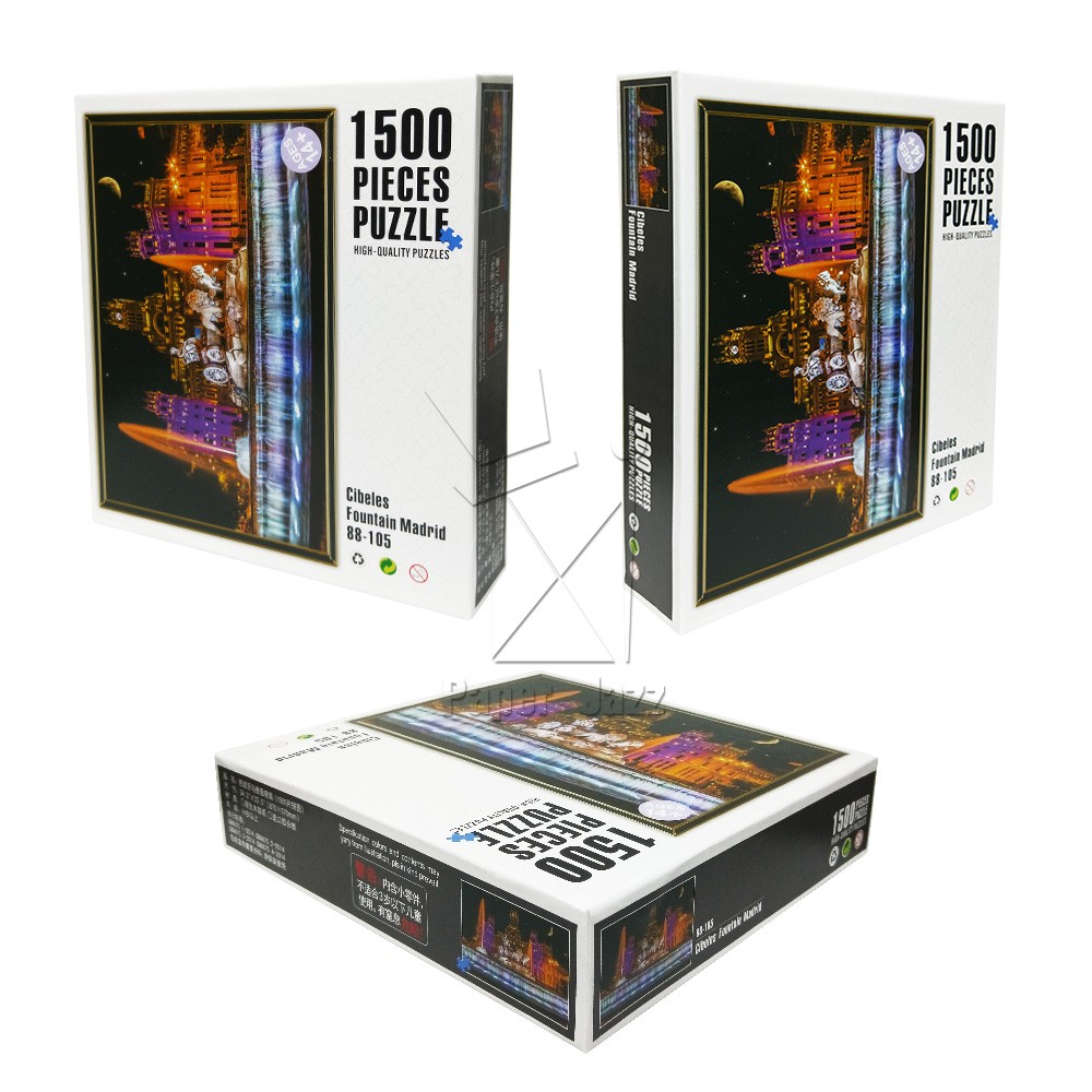 Madrid hotel 1500pcs wood puzzle/马德里酒店1500pcs木拼图
