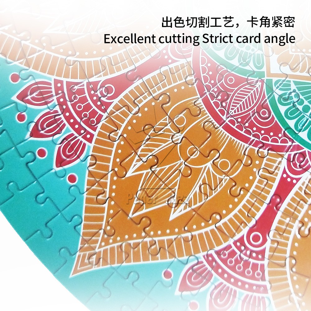 Magic flower puzzle 500pcs/500片魔法花圆拼图