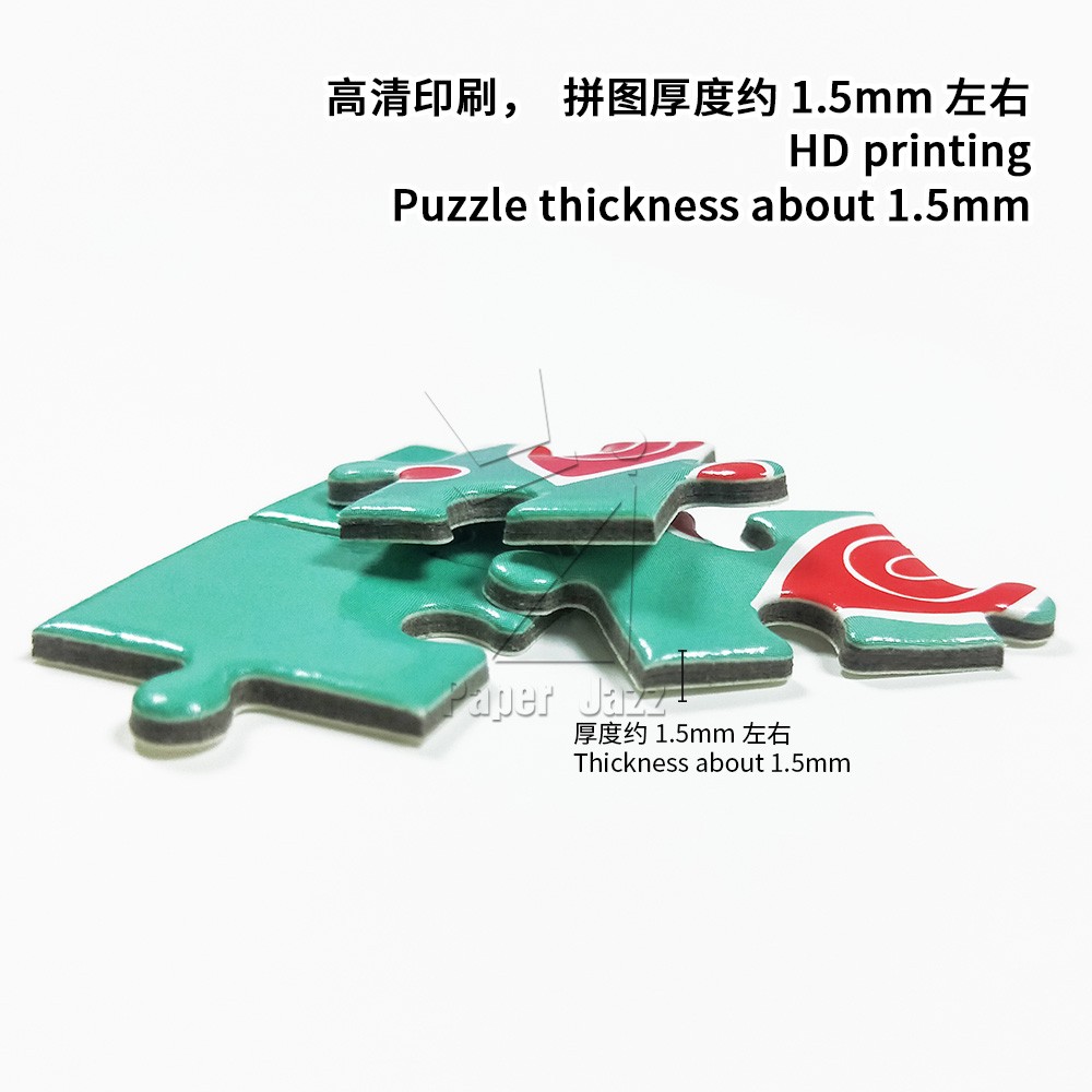 Magic flower puzzle 500pcs/500片魔法花圆拼图