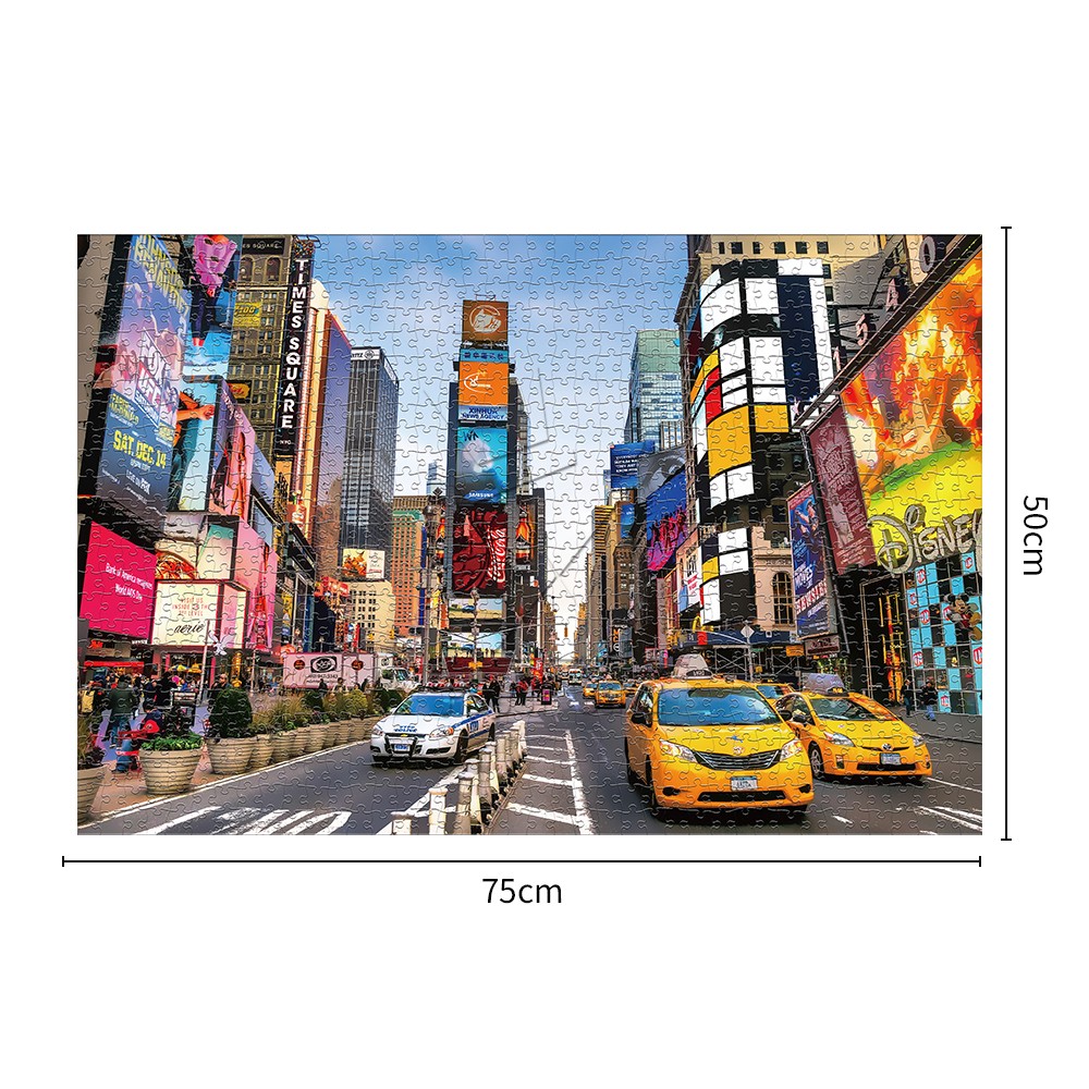 time Square jigsaw puzzle 1000pcs/1000片时代广场平面拼图