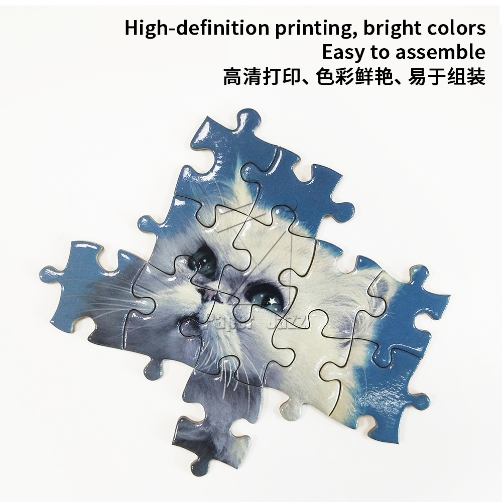 Cat on the roof jigsaw puzzle 1000pcs/1000片屋顶的猫平面拼图
