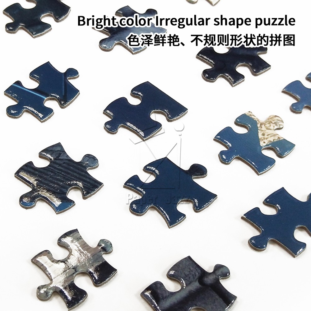 Cat on the roof jigsaw puzzle 1000pcs/1000片屋顶的猫平面拼图