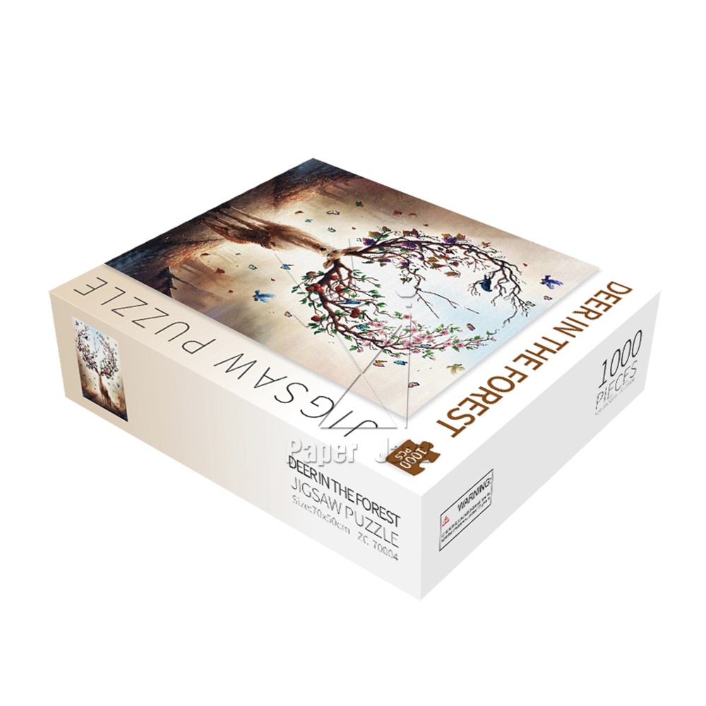 deer in the forest jigsaw puzzle 1000pcs/1000片森林鹿平面拼图