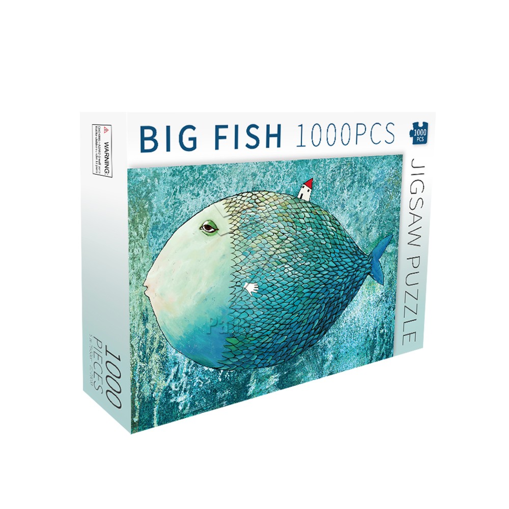 Big fish jigsaw puzzle 1000pcs/1000片大鱼平面拼图
