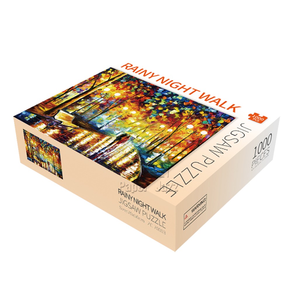 rainy night walk jigsaw puzzle 1000pcs/1000片雨中漫步平面拼图