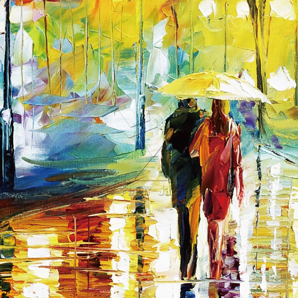rainy night walk jigsaw puzzle 1000pcs/1000片雨中漫步平面拼图
