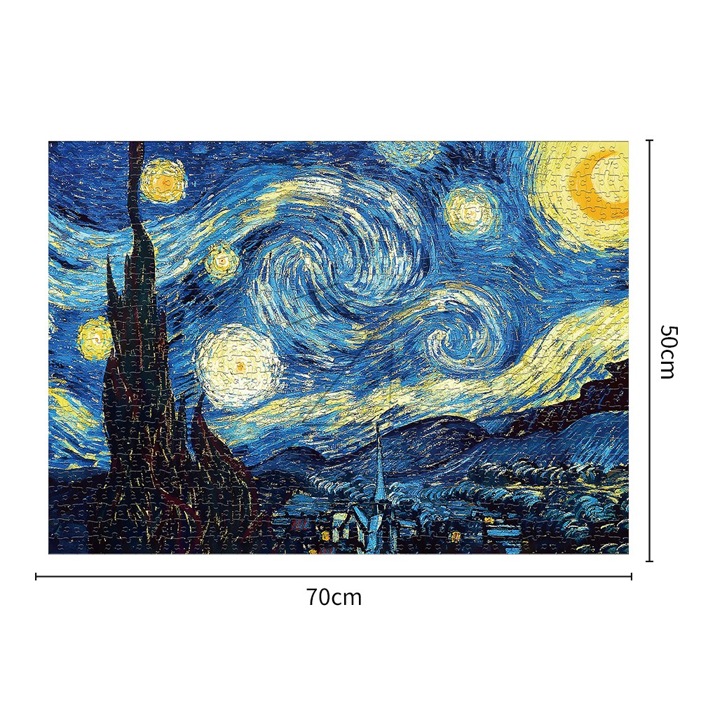 Starry night jigsaw puzzle 1000pcs/1000片星空平面拼图