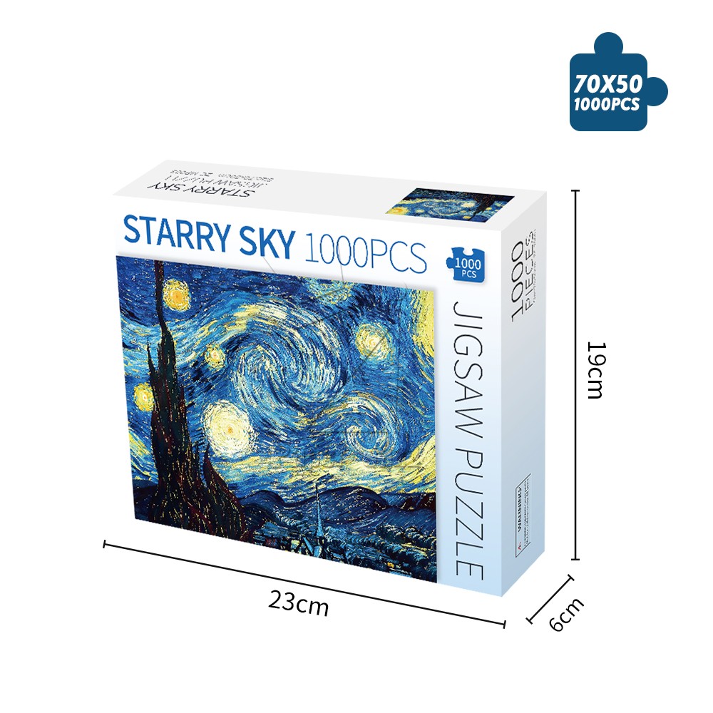 Starry night jigsaw puzzle 1000pcs/1000片星空平面拼图