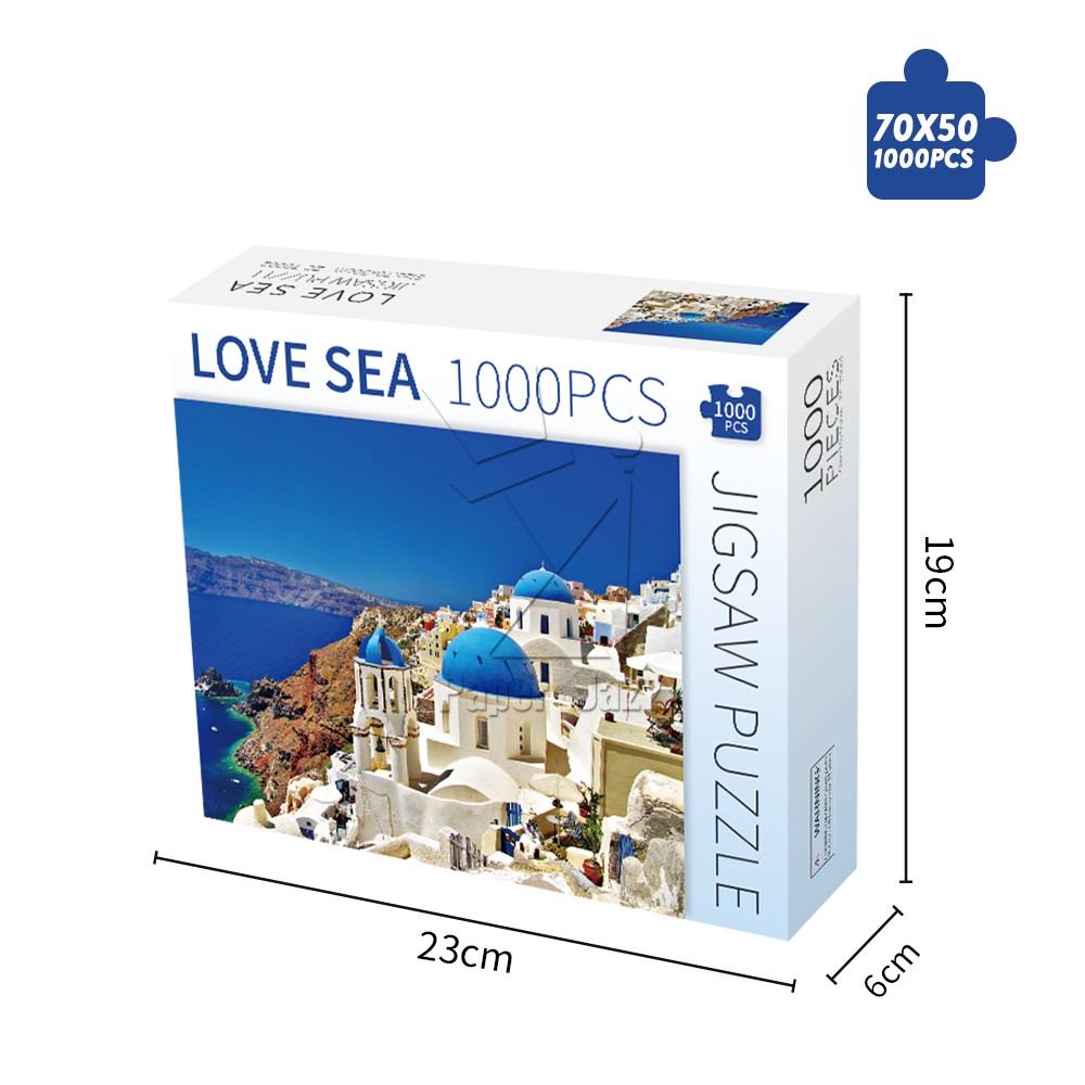 Aegean Sea jigsaw puzzle 1000pcs/1000片爱情海平面拼图