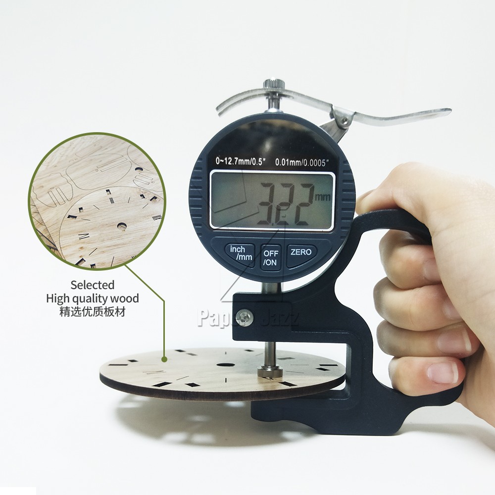  鹿时钟木拼图 Deer Clock Wood Puzzle