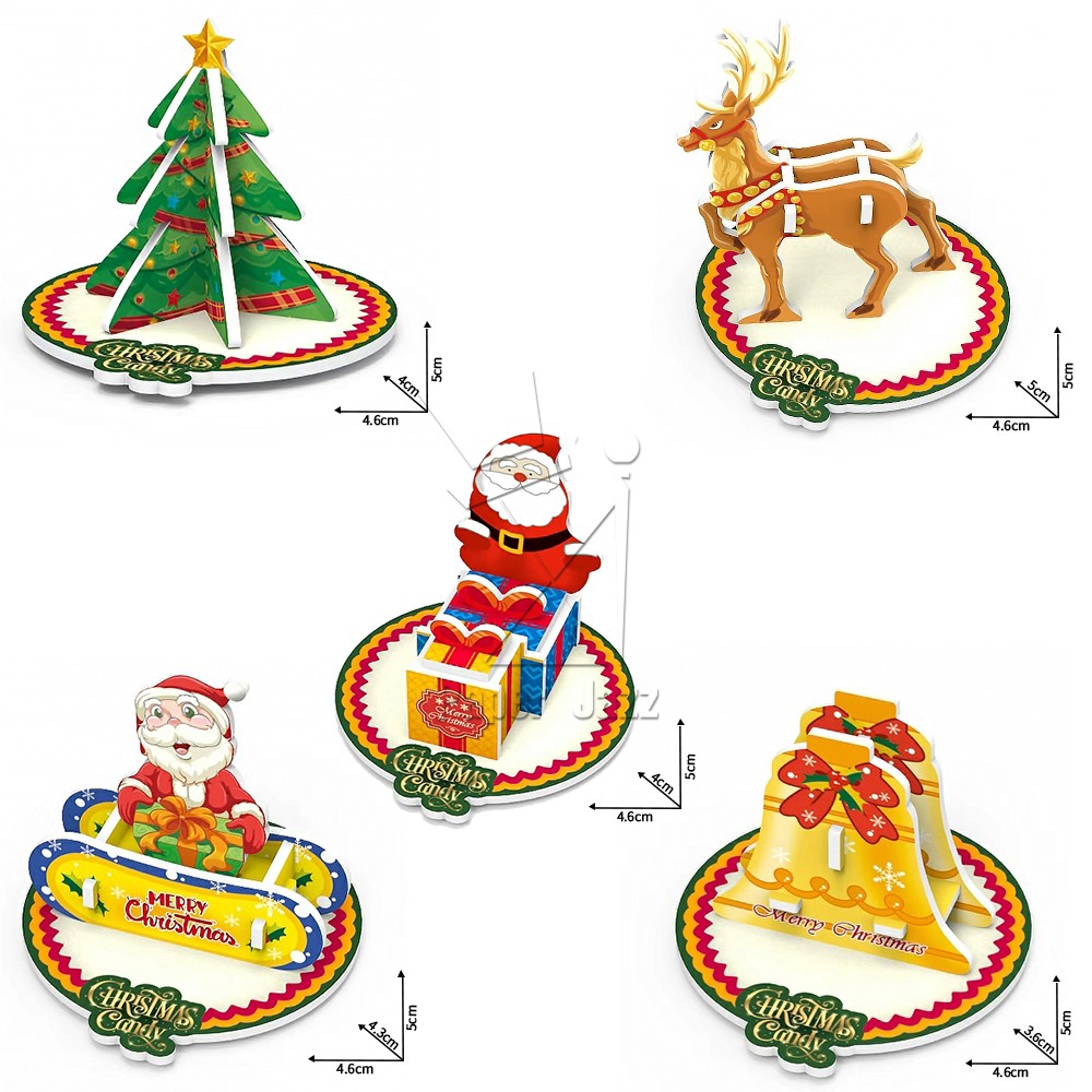 五 款圣诞小摆件Five Christmas trinkets