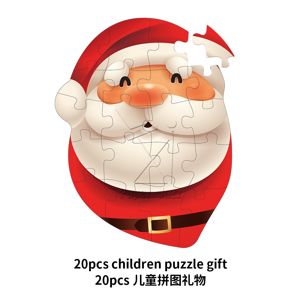 20pcs Christmas puzzle for children/20PCS圣诞儿童大拼图