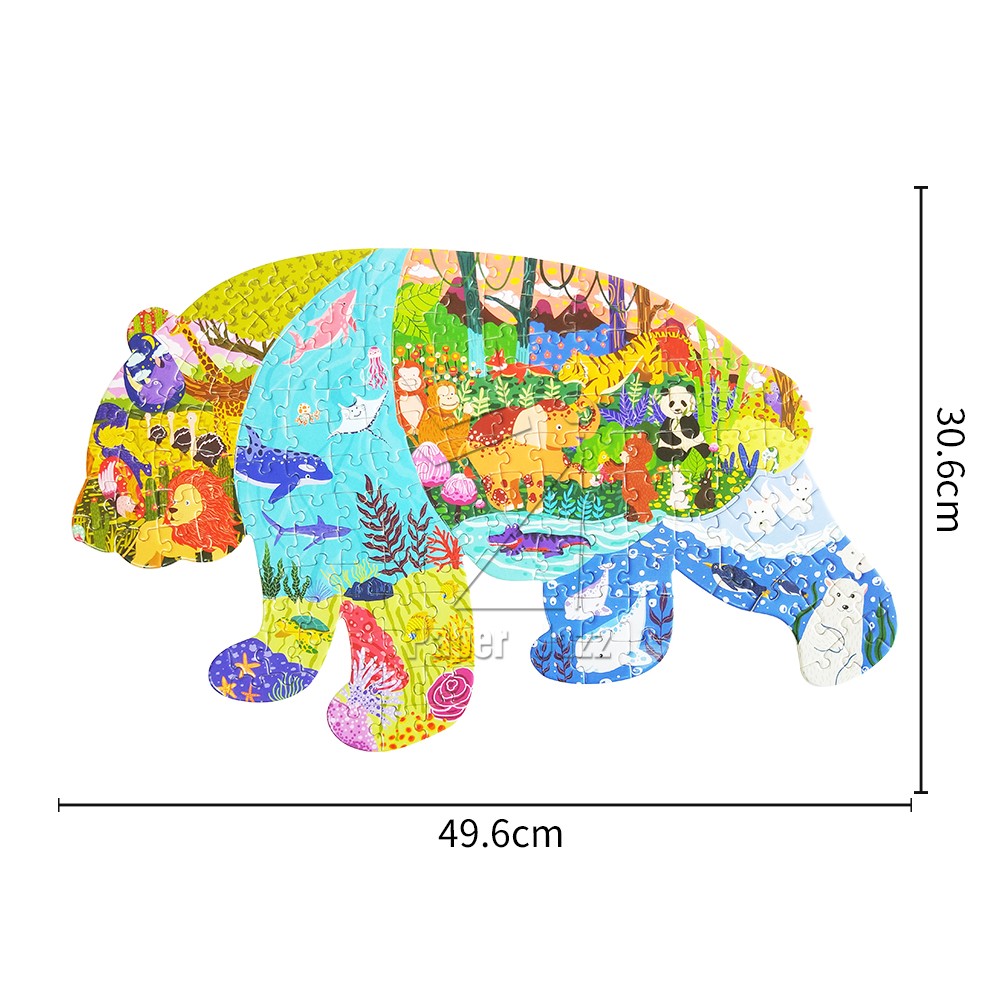 180pcs熊猫拼图  180pcs panda puzzle