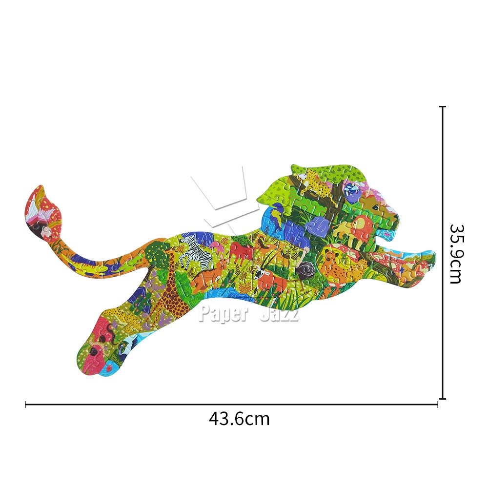 80pcs老虎拼图  80pcs tiger puzzle