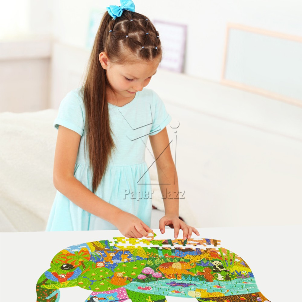 大象异形拼图200pcs Elephant shaped puzzle 200pcs