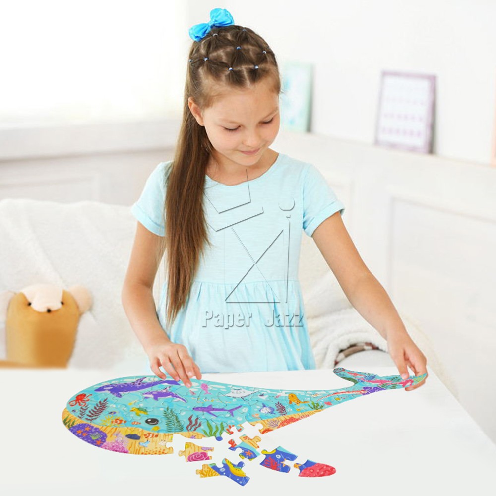50pcs 鲸鱼拼图 50pcs whale puzzle